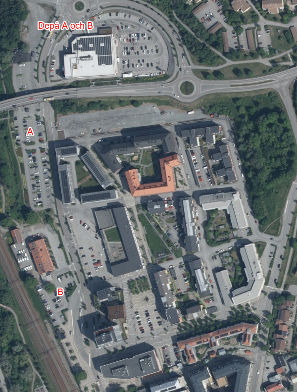 Översikt Nord · Depå A & B